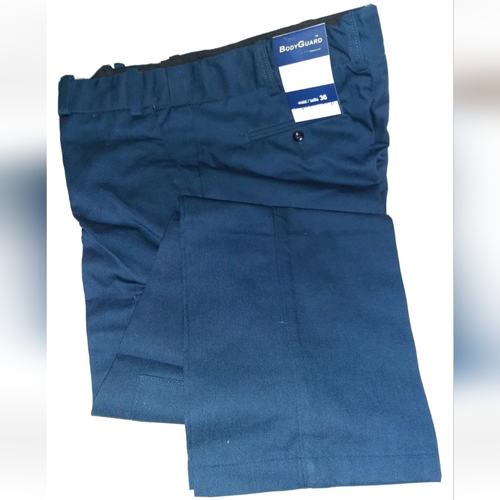 Mens Body Guard Brand Flexi Waist Dark Blue Cargo Pants 36x32